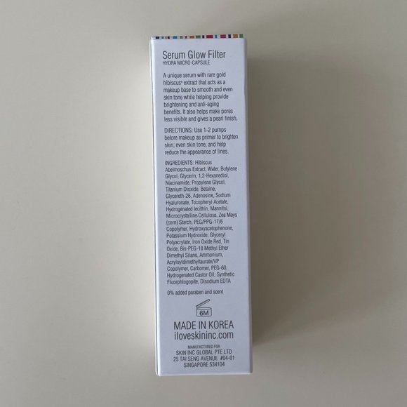 Skin Inc Serum Glow Filter Primer Serum 30ml New - Picture 5 of 5